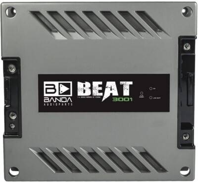 BANDA AUDIOPARTS BEAT3001 1 OHM 3000W RMS - USA DEALER - SAME DAY SHIPPING