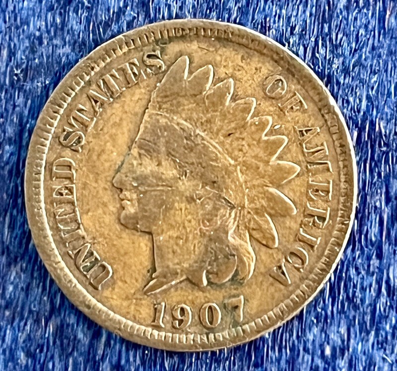 1907 U.S. Indian Head One Cent