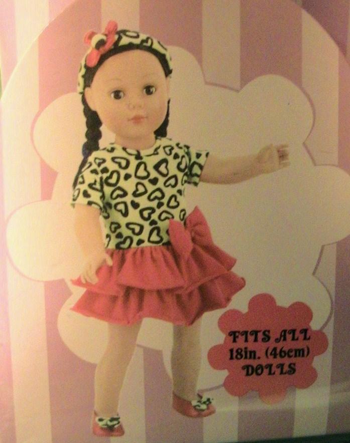 Pretty Dress with Shoes and Accesories for 18 inch Dolls New in Package