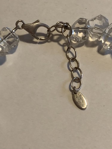 Deb Guyot Sterling Silver Chunky Clear Quartz Bead Statement Necklace 925 EUC - Picture 15 of 21