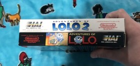 NES Nintendo Video Game Boxed Lot The Adventures of Lolo (CIB) and Lolo 2 (CB)