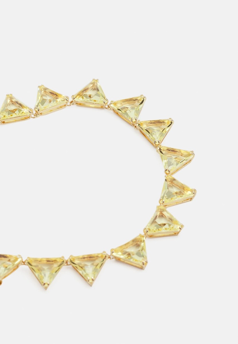 New in Gift Box SWAROVSKI brand 5599487 Yellow Gold Triangle