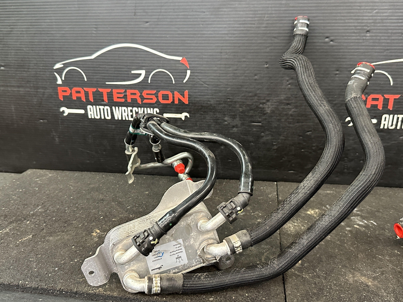 14-17 MASERATI GHIBLI ENGINE OIL COOLER AUXILIARY PUMP SET
