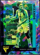 2020-21 Panini Flux Robin Lopez Cracked Ice #180 Wizards C066