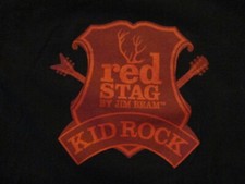 KID ROCK Different Breed of BOURBON Concert Tour (LG) Shirt RED STAG by JIM BEAM