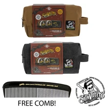 Men's Suavecito Pomade Grooming Set (Original & Firme Pomade, Body Soap, Comb)