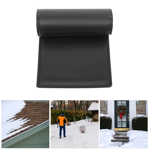 Alfombra de fusión de nieve con calefacción 10 pies x 13 pulgadas PVC alfombra de fusión de nieve y hielo interior/exterior