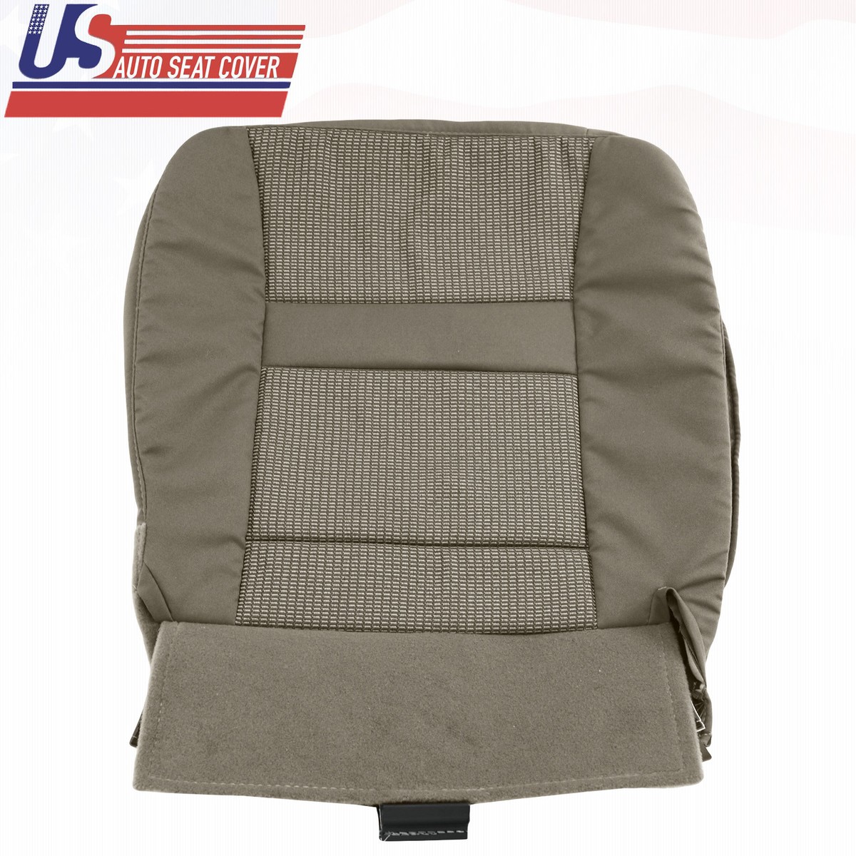 2006-2009 Dodge Ram 2500 ST Work Truck Base Replacement Cloth Seat Covers: Driver Side Complete, Tan Khaki