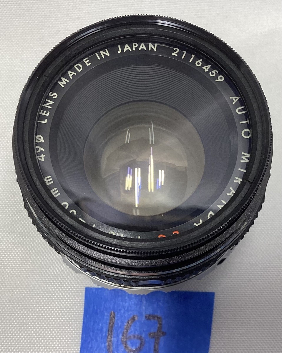VINTAGE AUTO MIRANDA EC 1:1.8 f = 50mm CAMERA LENS With UV Filter