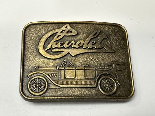Antique Chevrolet Chevy Car Collectors Belt Buckle by RJR Roberts Co - Picture 12 of 16