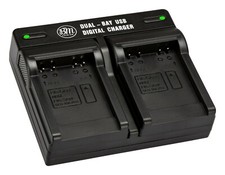 BM NB-6LH Dual Battery Charger for Canon SD1200 IS SD1300 IS SD3500 IS SD4000 IS