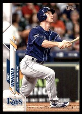 Joey Wendle 2020 Topps #618 Tampa Bay Rays MLB READ FREE SHIPPING AutographDen