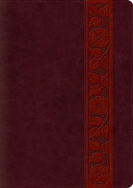 ESV Study Bible, Large Print, Thumb Indexed (TruTone, Mahogany, Trellis... - Image 2