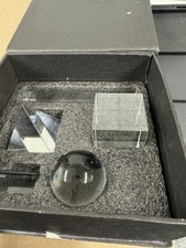 Optical Glass Prism Set Physics Light Refraction Experiment Kit No Brand