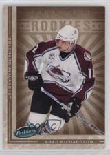 2005-06 Parkhurst Parkhurst Rookies Brad Richardson #621 0c4