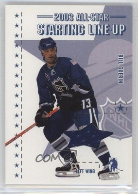 2003 ITG Be A Player Memorabilia All-Star Starting Line-Up /60 Bill Guerin 2a8