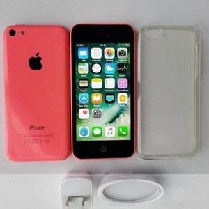 Apple iPhone 5c (Unlocked) New Battery - 8 GB / 16 GB / 32GB - PINK Charge Cord
