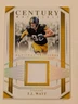 2023 National Treasures Century Materials T.J. Watt  Gold /10 Steelers Jersey