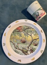 Ratt Start Graphic PVC  BPA Free Melamine Plate And Cup Fairies Fantasy