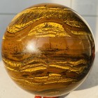Natural tiger's eye ball quartz crystals sphere gem reiki healing 1380g — photo 1