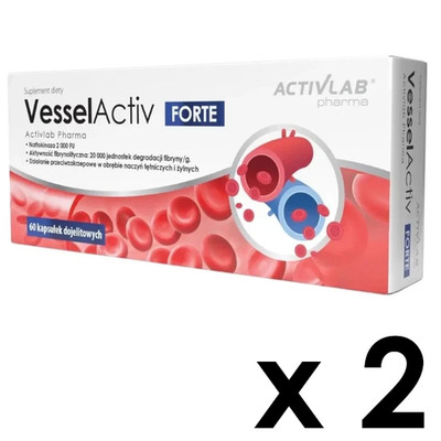 (Einheit/0,26 ) 2 x Activlab Pharma Vessel Activ Forte, 2 x 60 Kapseln D/S