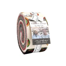 Twelve Days 2.5" Strip Roll by Moda