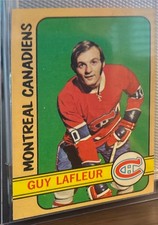 1971-72 Rookie Card Guy Lafleur Mont. Canadians Old School Rare “The Flower”