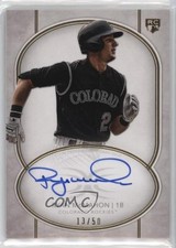 2018 Topps Definitive Collection Rookie 13/50 Ryan McMahon #DRA-RMC Auto qw7