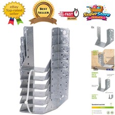 Joist Hanger Type A - 6 Pack Corrosion-Resistant 80 x 120 mm Wall Mount Hardware