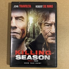 Killing Season DVD, 2013 John Travolta Robert De Niro Action Thriller Suspense