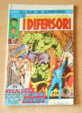 ED. CORNO SERIE GLI ALBI DEI SUPER-EROI  N°  1  I DIFENSORI N°  1  973 ORIGINALE