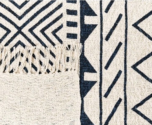 Beliani Blanket NAJUY - 220 x 240cm - Cotton - Beige (£119.95rrp!!) - Picture 6 of 9