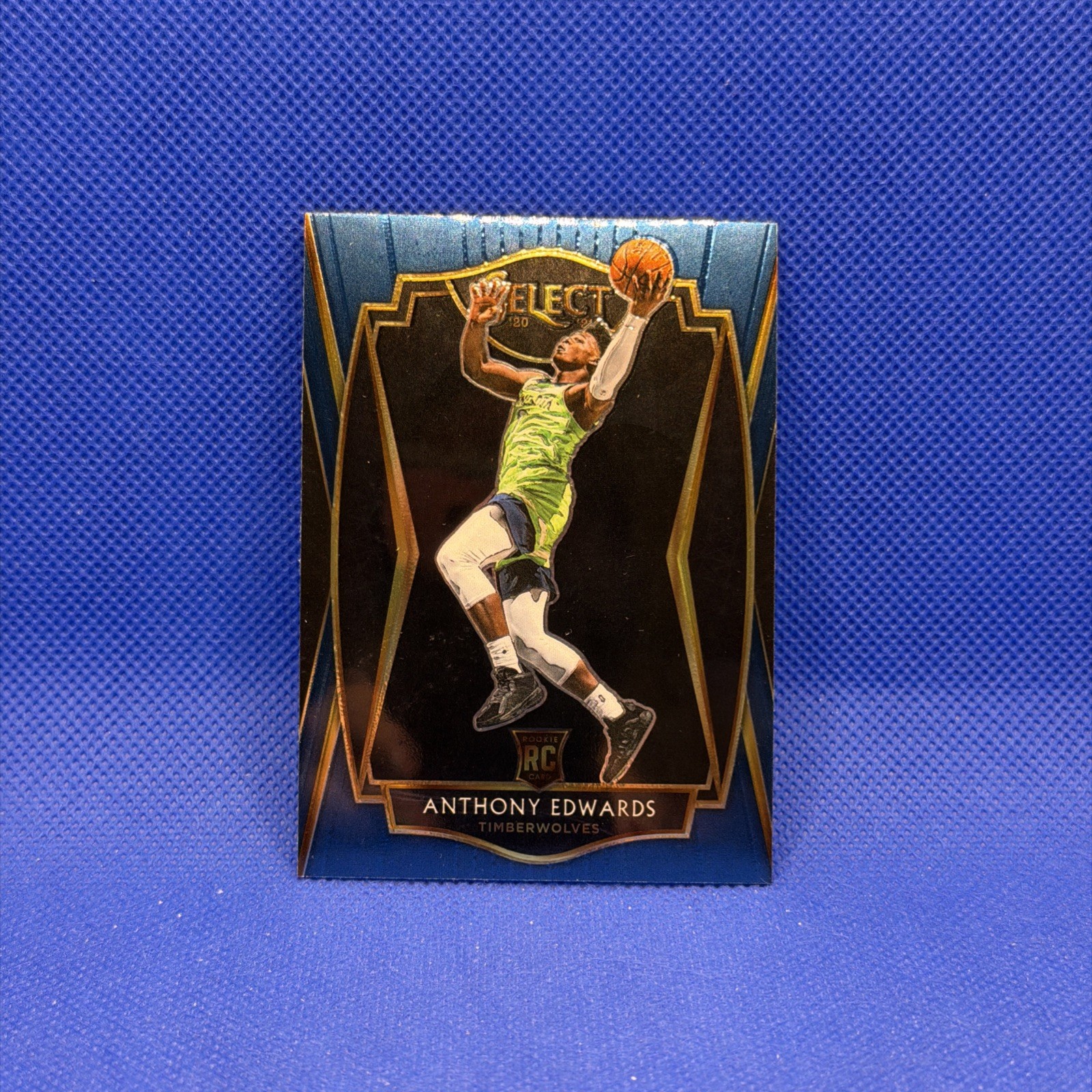 2020-21 Panini Select - Anthony Edwards #169 Blue Premier - Rookie Card RC