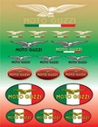 Moto Guzzi stickers set Moto Guzzi decals, stickers Moto Guzzi Italy Laminated