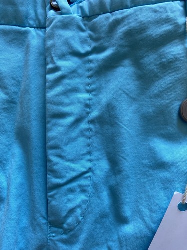 Pantalones Cortos PT Torino Nuevos con Etiquetas Bermudas Talla 54/44 EE. UU. Mezcla de Algodón Elastizados Azul Turquesa - Imagen 13 de 13