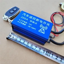Wireless Remote Control 12V 200A Car Battery Disconnect Cut Off Isolator Switch