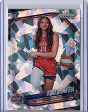 2025 Panini Prizm WNBA Kiki Iriafen Cracked ICE #149 Mystics RC