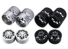 Alloy 1.9 Front / Dually Rear Wheel Rim for RC4WD SCX10 D90 TRX4 RC Car Crawler