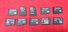 LOT of 10 4GB MicroSD Cards- Untested - Various Brands