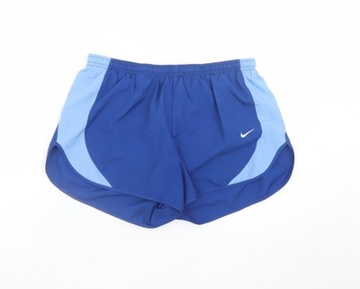 Nike Damen blau Dri-FIT Laufshorts Größe 12 schnelltrocknend