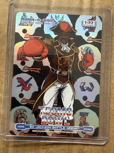 2026 Bo Jackson Battle Arena Tecmo Mann-O-War Helmets Battlefoil Charles Mann
