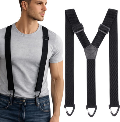 Hosenträger Herren Damen 3,8 cm breit 120 cm lang extra stark für Beruf Alltag