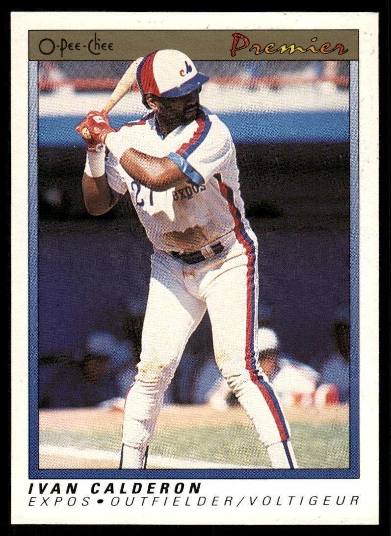 1991 O-Pee-Chee Premier #17 Ivan Calderon