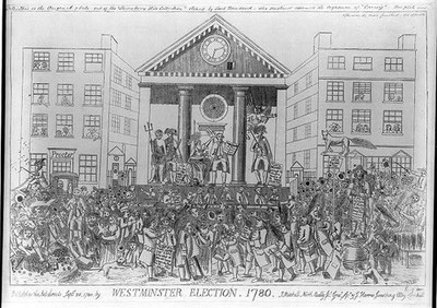 Photo:Westminster election 1780