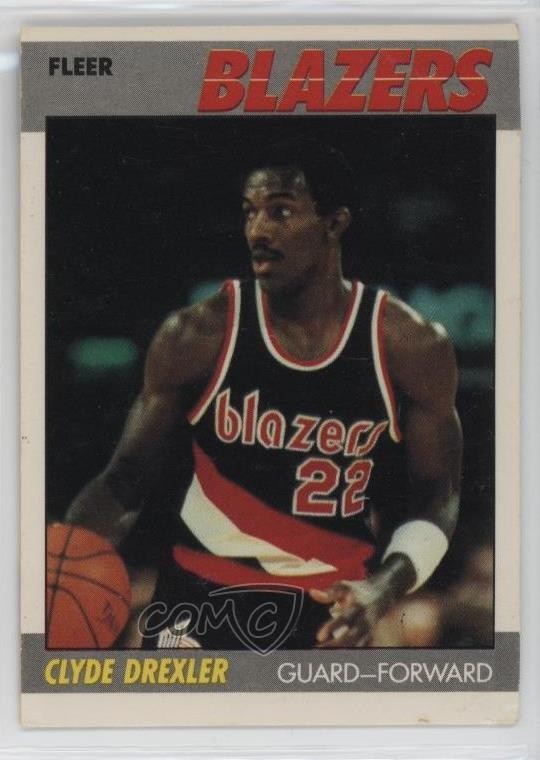 1987-88 Fleer Clyde Drexler #30 HOF 1g4j