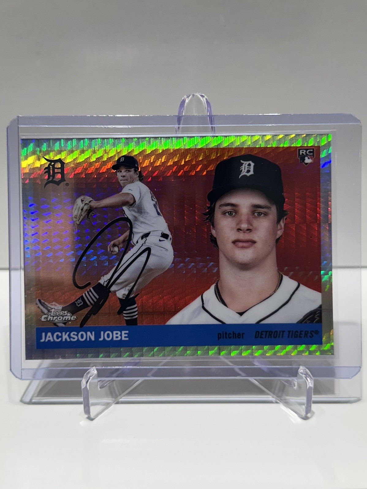 2025 Topps Chrome Platinum #231 Jackson Jobe Prism Refractors