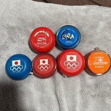 Vintage 1980 Moscow Olympics JOC Coca Cola Russell Yo-Yo Set 6pcs Signed Rare
