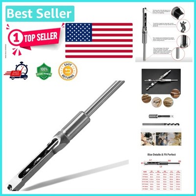 1/2 Inch Square Hole Drill Bit - High Speed Steel Mortiser for Precision Cuts
