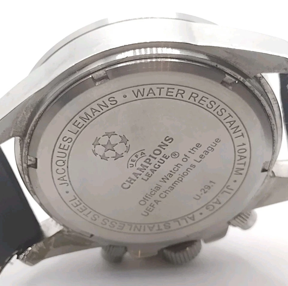 Reloj Jacques Lemans Oficial Champions League Cronógrafo Cuarzo Ref: U-29.1 Foto 4 de 4