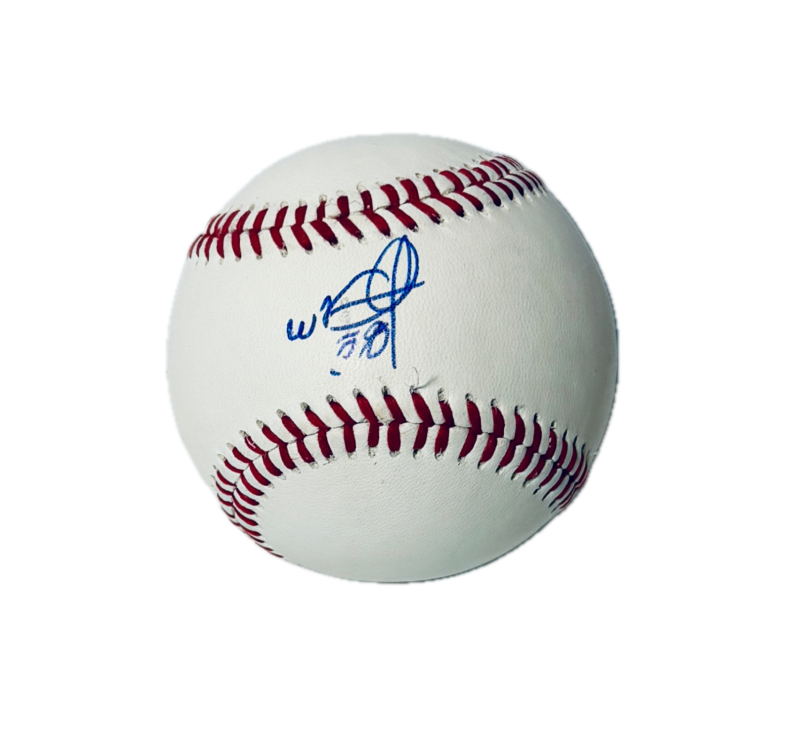 WANDY PERALTA HAND SIGNED AUTOGRAPH BASEBALL COA AUTO SAN DIEGO PADRES YANKEES